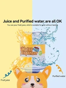 1pc Mini Water Dispenser Decoration Craft - Yellow - View 5
