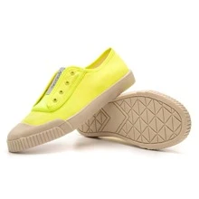 Women Wedge Sneakers - Màu xanh chanh - Xem 5