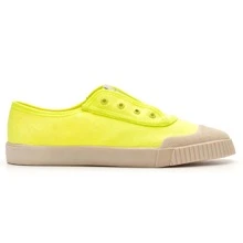 Women Wedge Sneakers - Màu xanh chanh - Xem 3