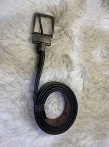 男士休閒腰帶，適用於日常穿著，在學校、假期或日常外出穿著，可作為男友、學生的禮物 - 黑色 - 查看 1