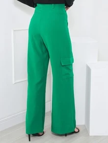 Women Pants - màu xanh lá - Xem 8