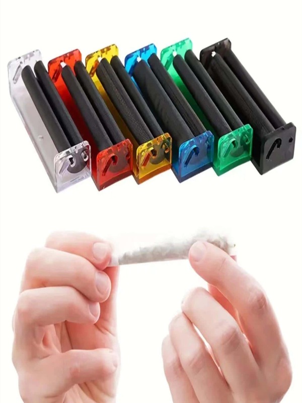 1pc With This 110mm/4.33in Manual Cigarette Roller, You Can Roll Your Own Cigarettes! (random