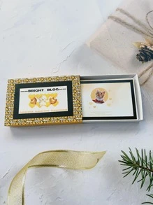 裝盒的方形彩貼,適用於彈珠筆日誌,創意 Ins 風格文具貼紙,兒童日記剪貼簿材料紙裝飾貼紙 - 彩色 - 查看 4