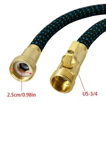 FLOWERS SPRAL 2pcs/set TPE Watering Gun Set, Modern Multi-purpose Garden Hose Nozzle Set For Outdoor - Multicolor - View 6