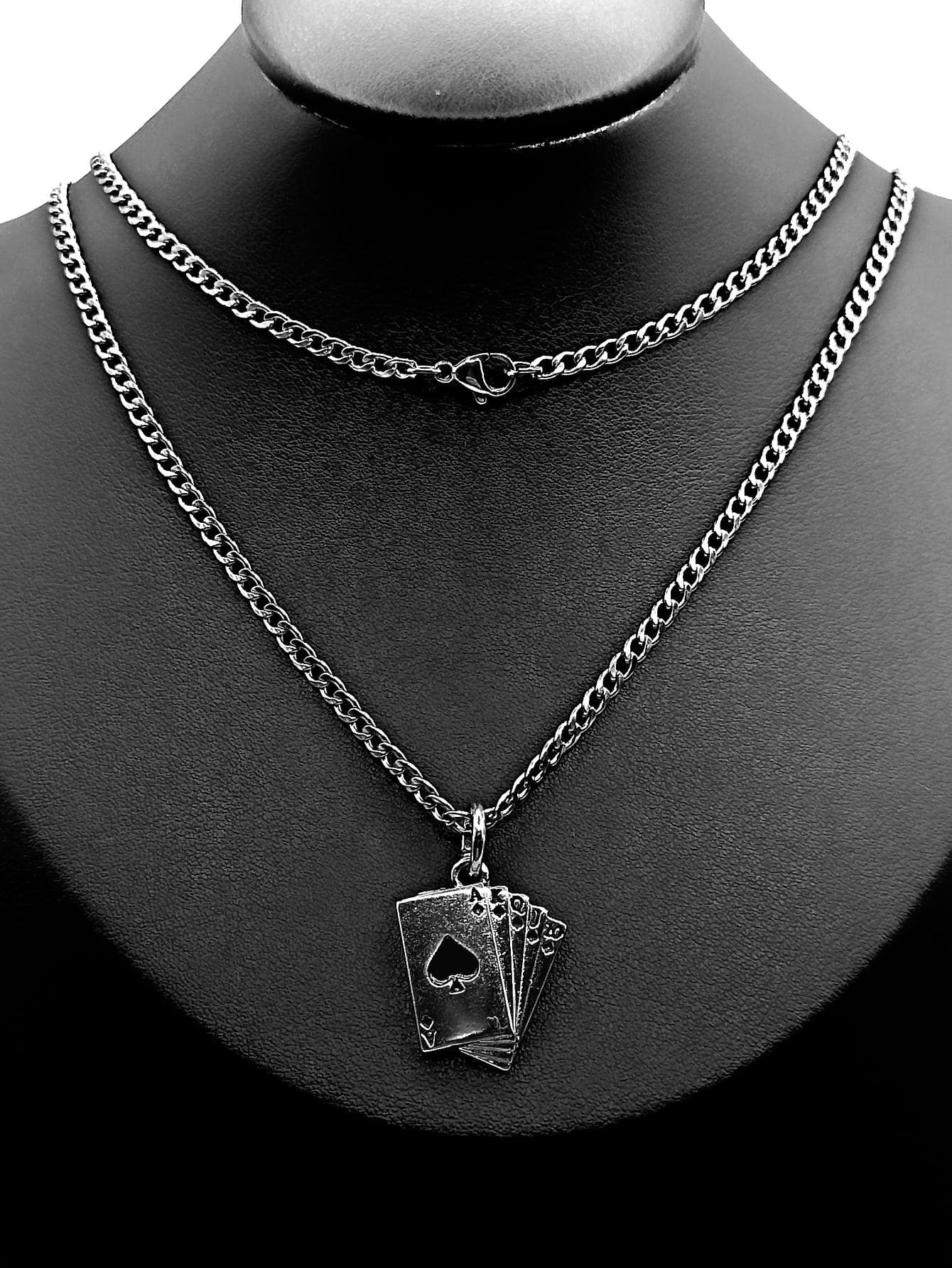 Chain Necklaces - 銀色 - 查看 1