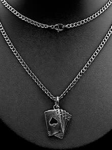 Chain Necklaces - 銀色 - 查看 2