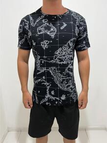 Men T-Shirts & Tanks - 黑色 - 查看 1