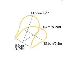 3入組無痕帽子收納架、圍巾掛鉤、門後壁掛式帽架、包袋和布料整理架、多層外套和帽架 - 白色 - 查看 8