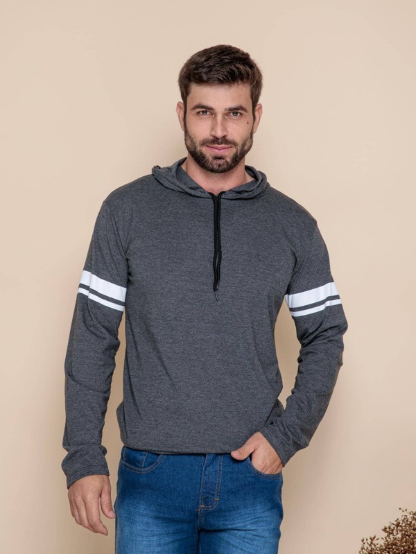 manga longa masculino com capuz