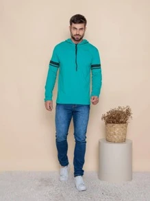 Men T-Shirts & Tanks - Màu xanh ngọc - Xem 2