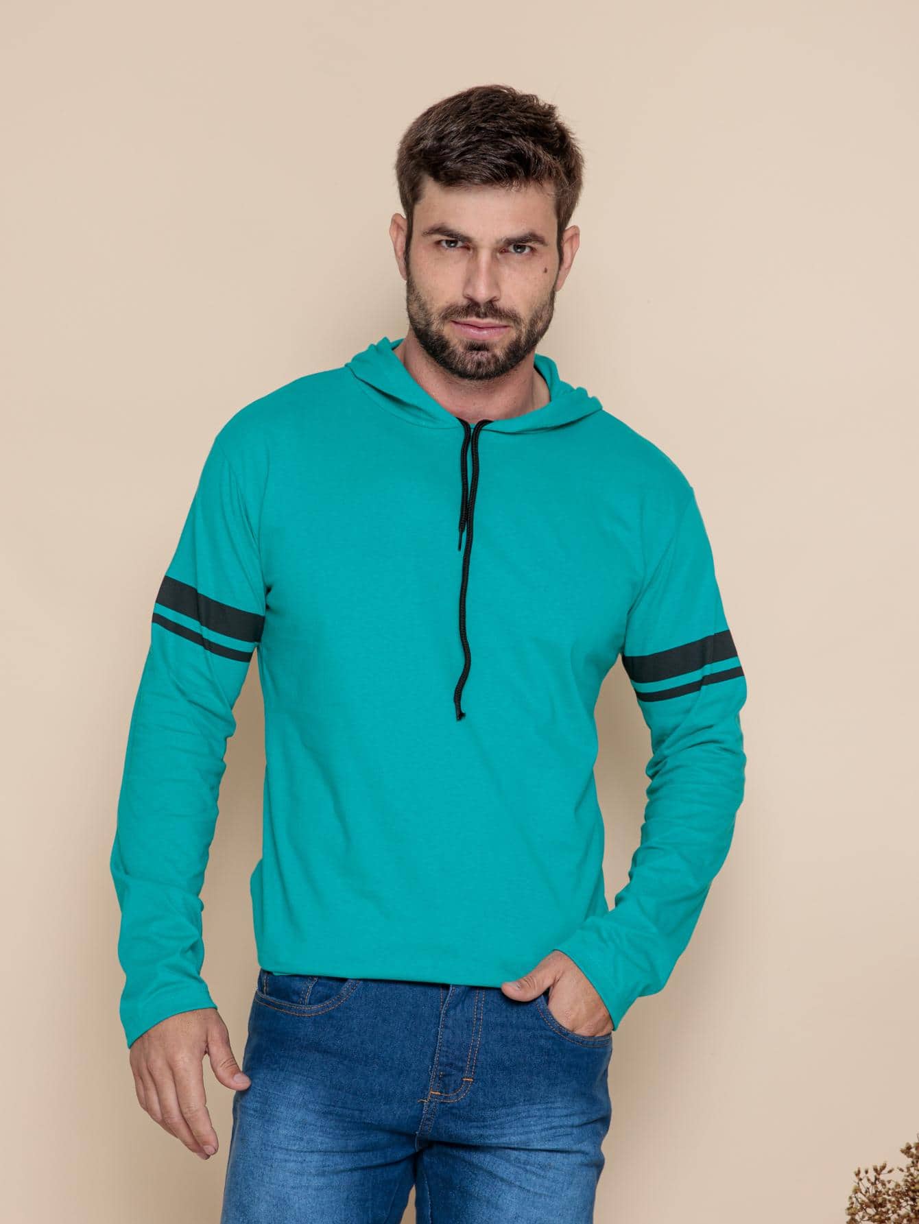 Men T-Shirts & Tanks - Màu xanh ngọc - Xem 1