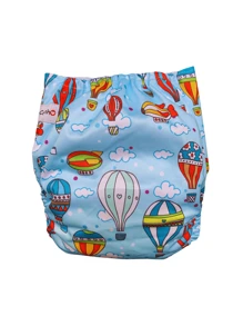 2 Pañales Ecológico de Tela Impermeable - Verde - Ver 7