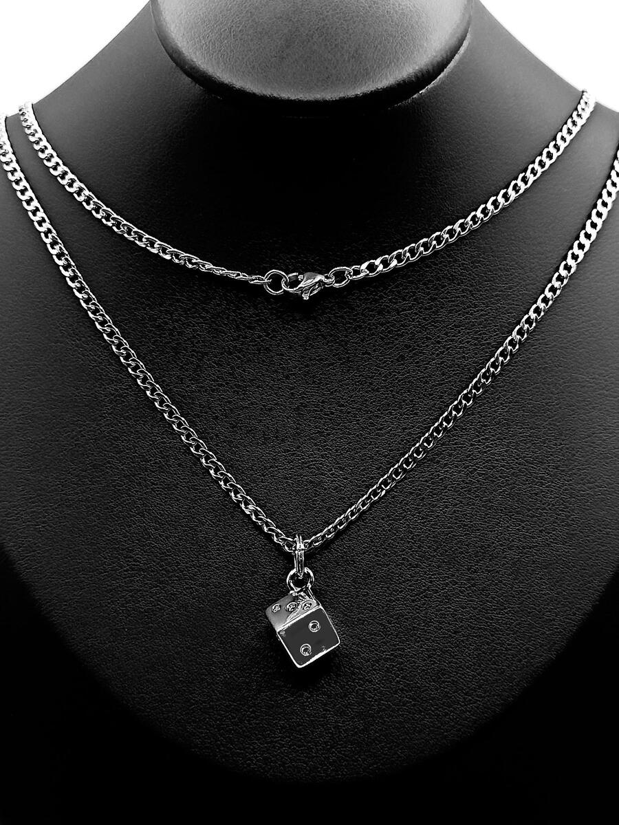 Chain Necklaces - 銀色 - 查看 1