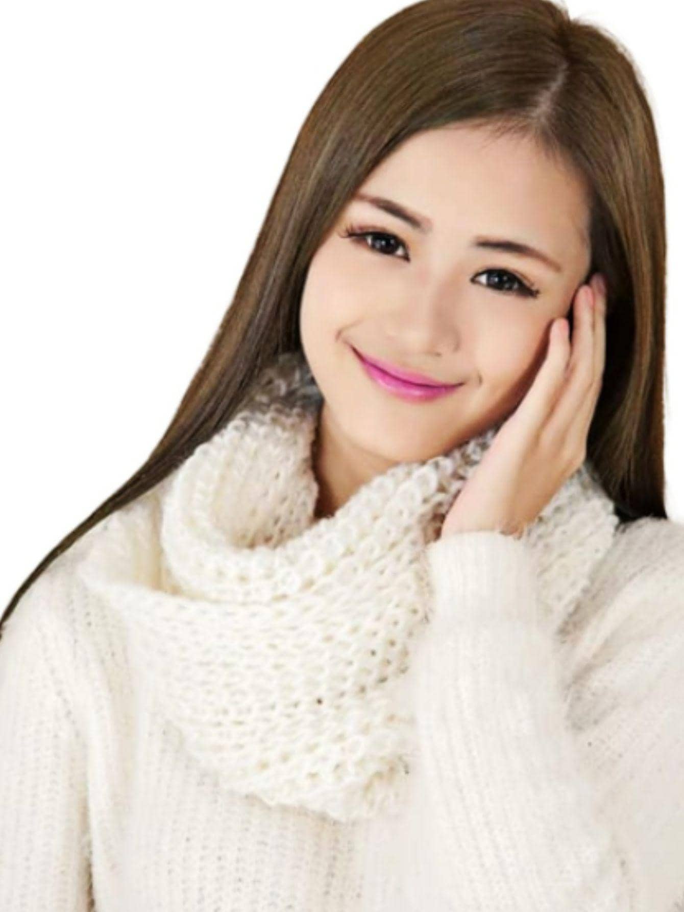 Women Infinity Scarves - trắng - Xem 1
