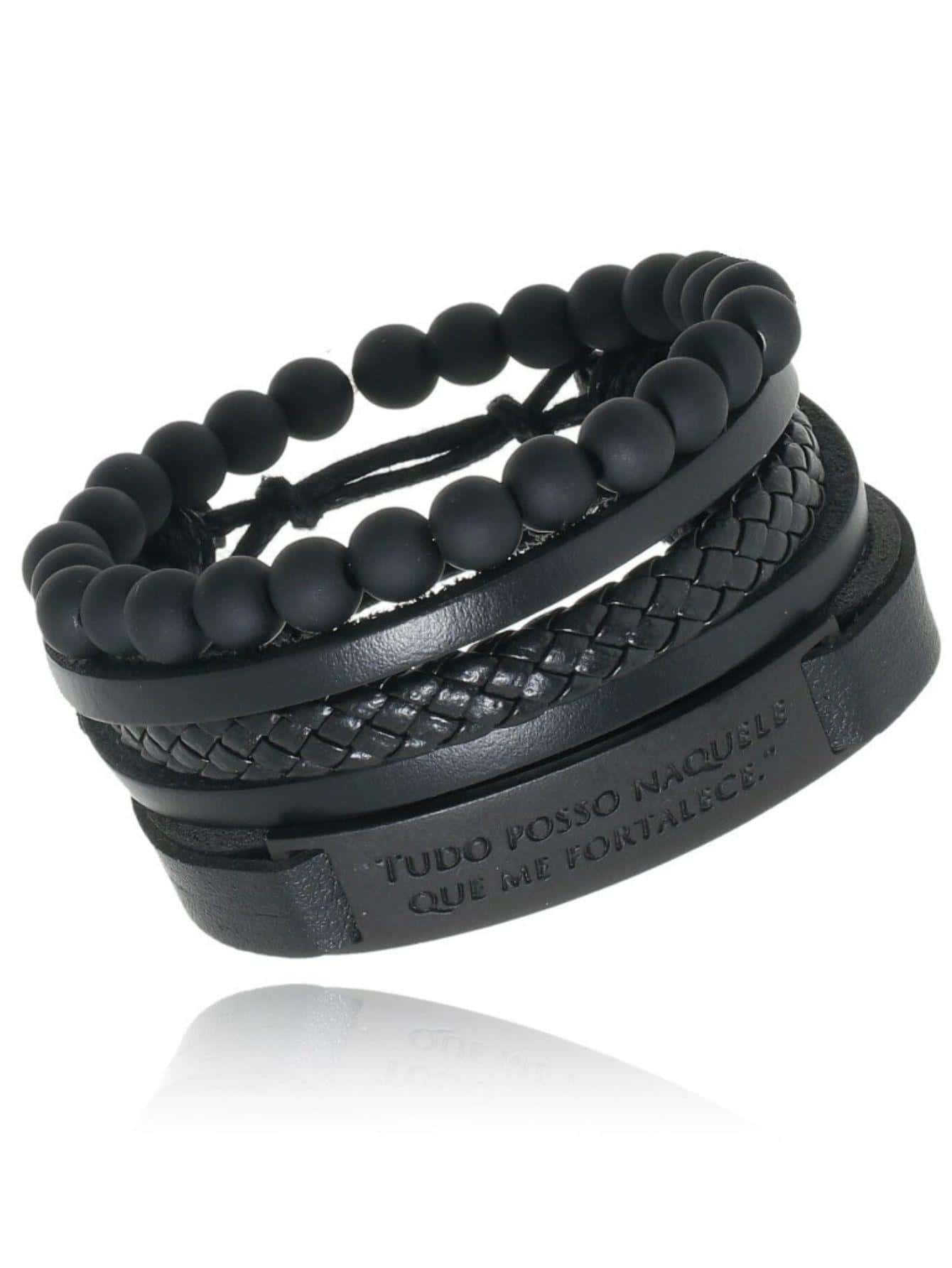 UNIVERSO MASCHIO String Bracelets - Negro - Ver 1