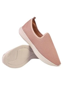Women Wedge Sneakers - Màu hồng gỉ - Xem 2