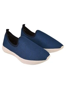 Women Wedge Sneakers - Màu xanh hải quân - Xem 1