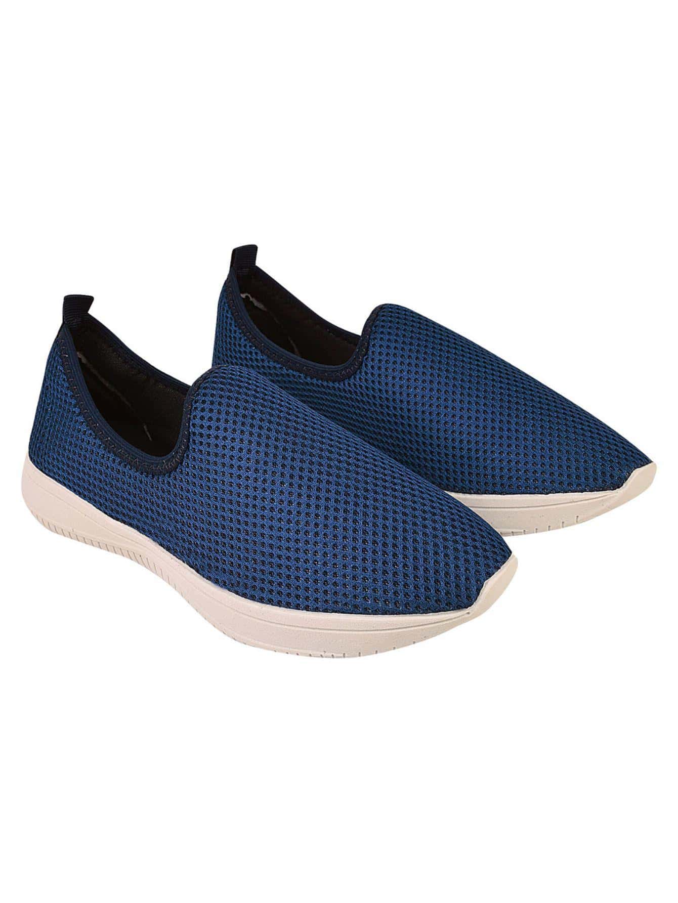 Women Wedge Sneakers - Màu xanh hải quân - Xem 1