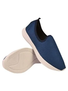 Women Wedge Sneakers - Màu xanh hải quân - Xem 2