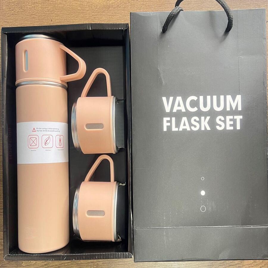 Hermoso Termo dee 500 ML con capacidad de 12 horas - Rosa Pálido - Ver 1