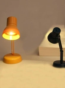 1 pieza ABS Libro moderno amarillo plegable Clip protección para los ojos lectura Lámpara de escritorio para casa - Amarillo - Ver 1