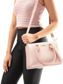 Women Tote Bags - Màu Hồng baby - Xem 3