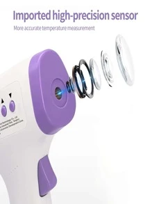 1 Piece Modern Handheld ABS Digital Thermometer For Home - 白色 - 查看 8