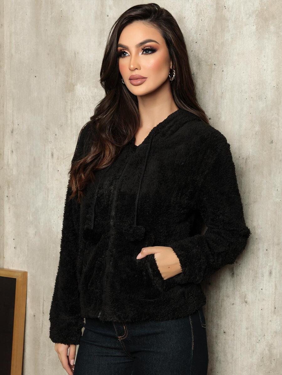 Women Coats - Black - View 1