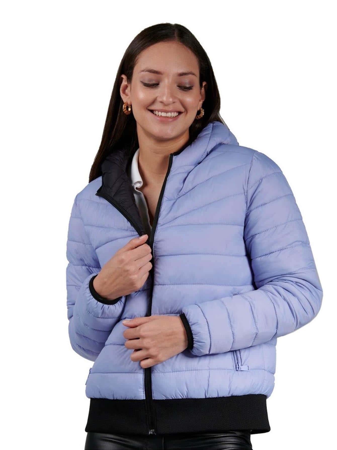 Reversible Women's Jacket - Lilac Purple - View 1