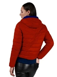 Chamarra para mujer reversible - Rojo - Ver 2