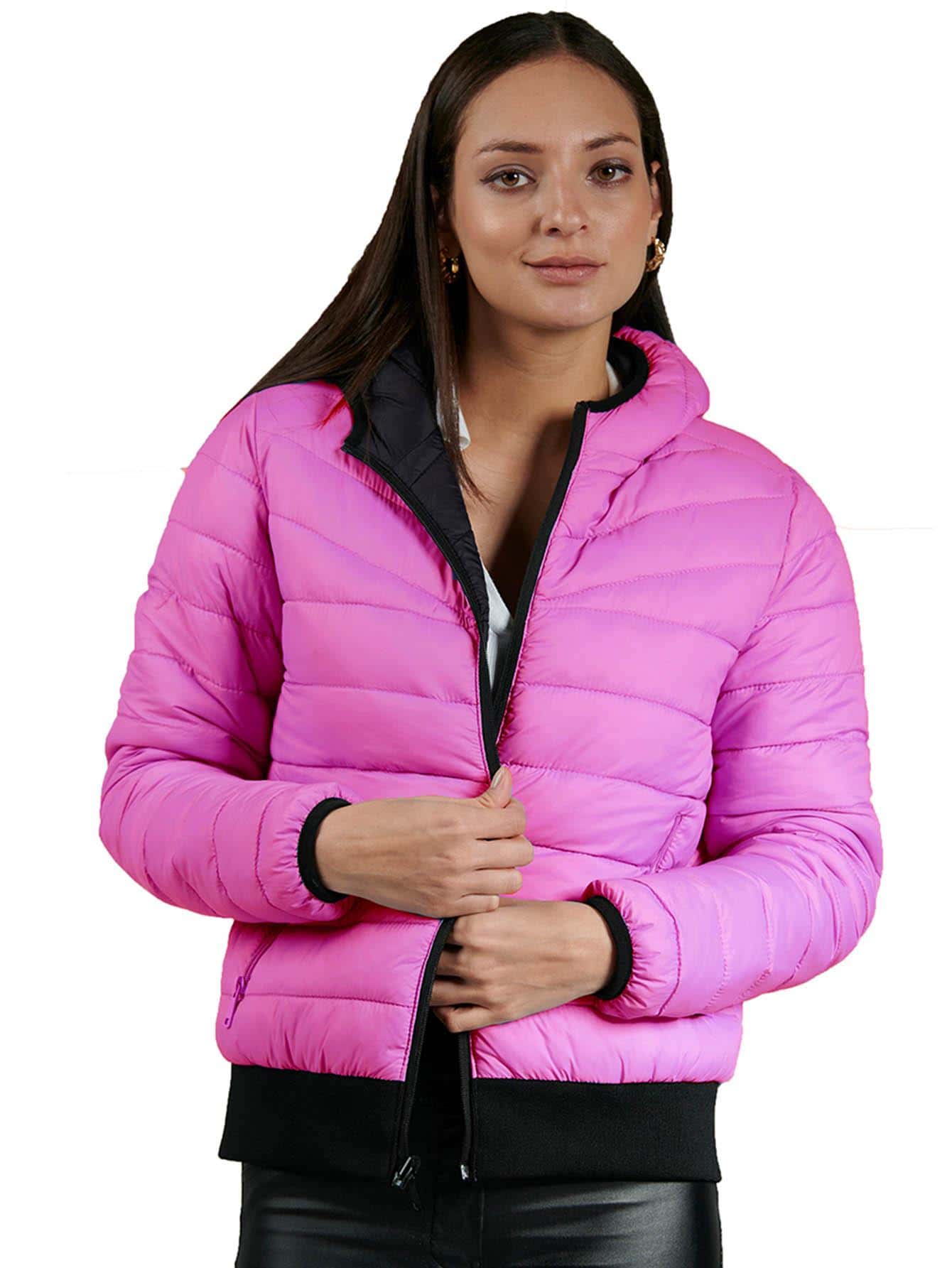 Chamarra para mujer reversible