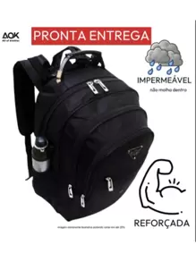 Men Functional Backpacks - 黑色 - 查看 1