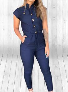 Macacao Macaquinho Jogger Feminino Acinturado Moda Feminina