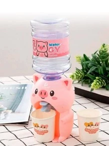 Juguete JUG.14.XZ Diseño divertido de puerquito Fácil de usar Niños Hidratación divertida ELE-GATE - Rosa - Ver 2