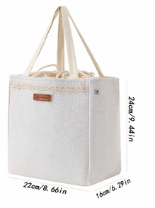 حقيبة طعام محمول قطعة واحدة