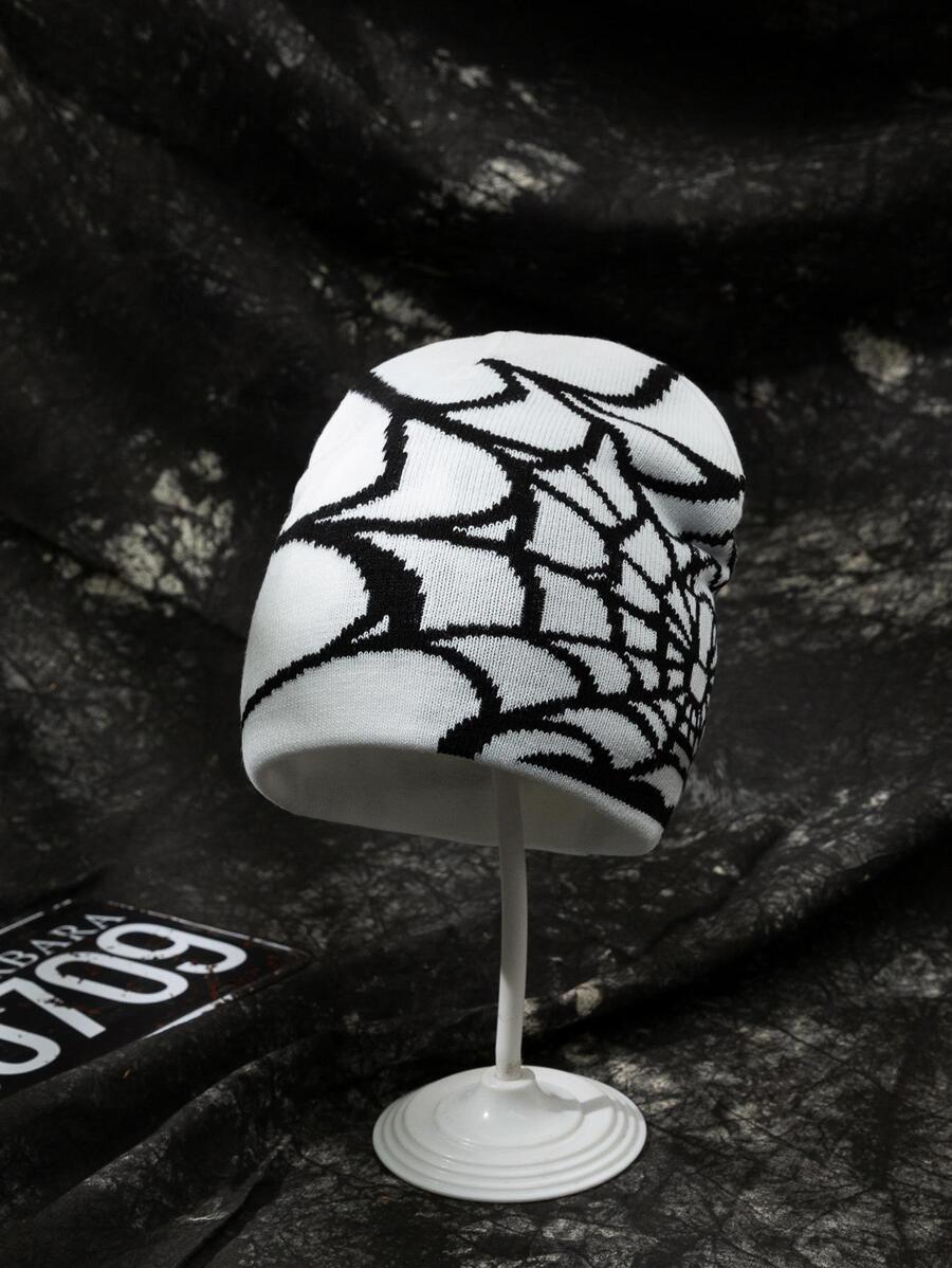 Spider Web Pattern Beanie | SHEIN South Africa