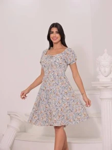 Women Dresses - Màu xanh nhạt - Xem 2