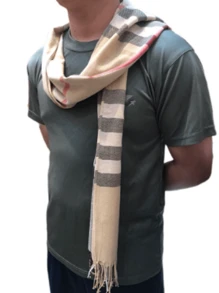 Men Scarves - Màu be - Xem 2