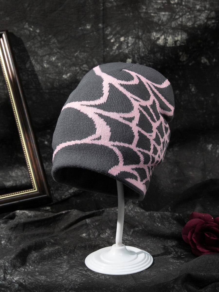 Street 1pc Y2K  Pattern Beanie SHEIN USA