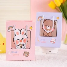 5pcs Cartoon Animal Print Gift Bag - Blue - View 2