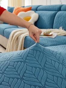 1 Sang Trọng Vải Sofa Bọc Trọn Gói Chống Trơn Trượt Hộ Gia Đình Sofa Bảo Vệ Đệm - Xanh đậm - Xem 5