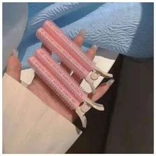Kẹp tóc bồng bềnh tối giản - Hồng - Xem 3