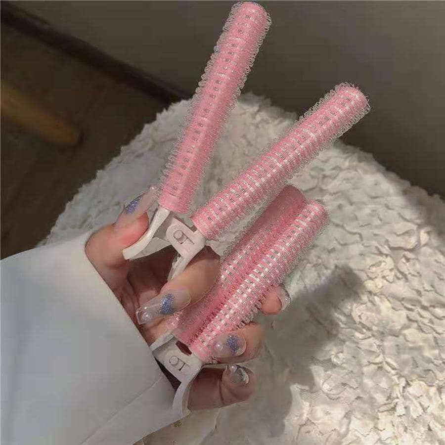 Kẹp tóc bồng bềnh tối giản - Hồng - Xem 1