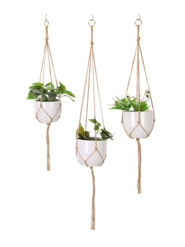Macrame Plant Hanger Baskets Flower Pots Holder Balcony Hanging
