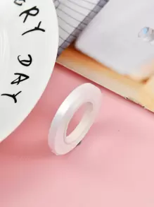 1pc Plain Color Balloon Ribbon - White - View 6