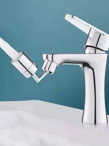 1pc Universal Splash Filter Faucet Home Bathroom Decor Fall Decor Back To School - Silver - View 4