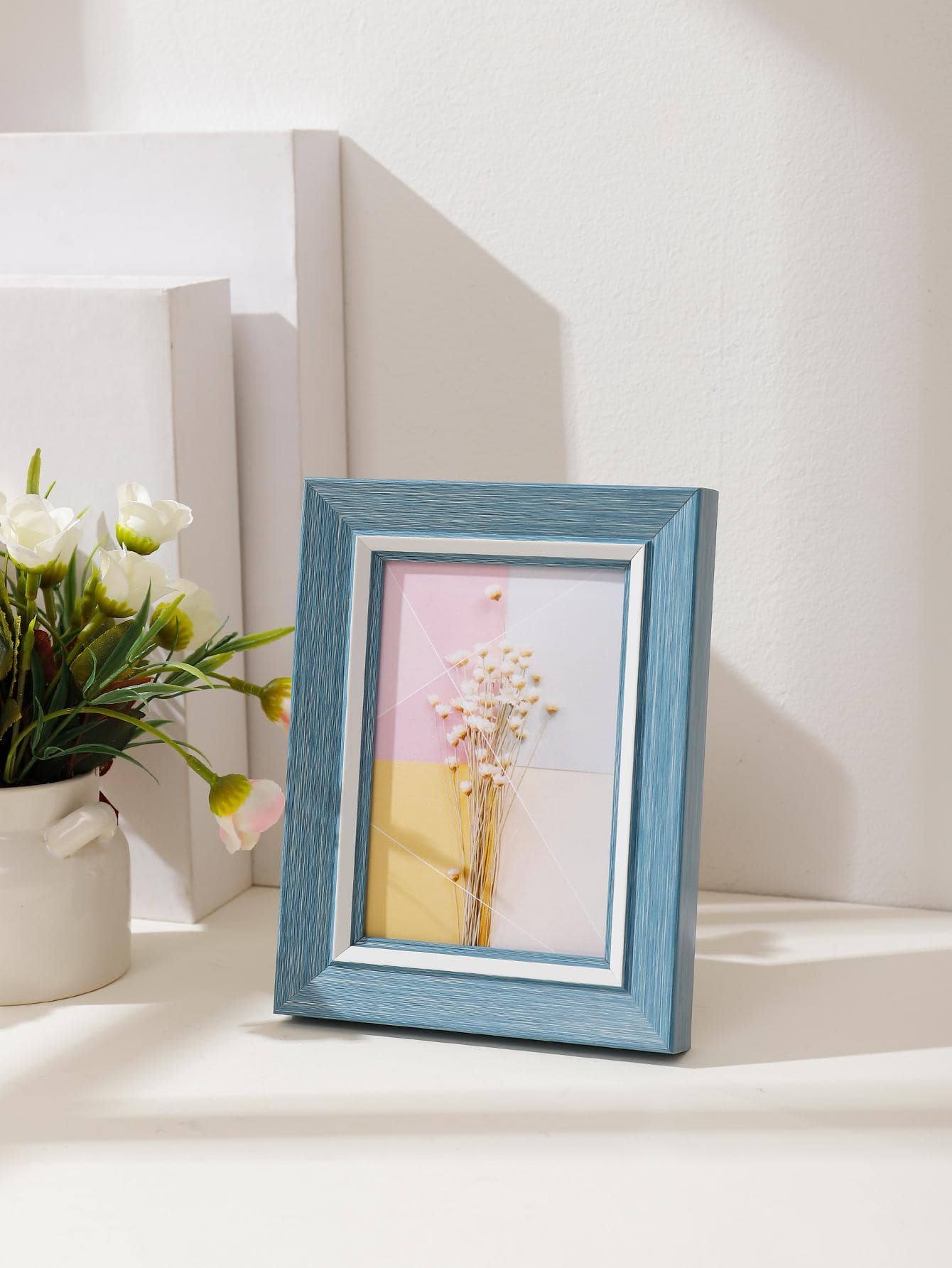 1 pieza Marco para fotos minimalista sin papel interior - Azul - Ver 1