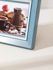 1 pieza Marco para fotos minimalista sin papel interior - Azul - Ver 2