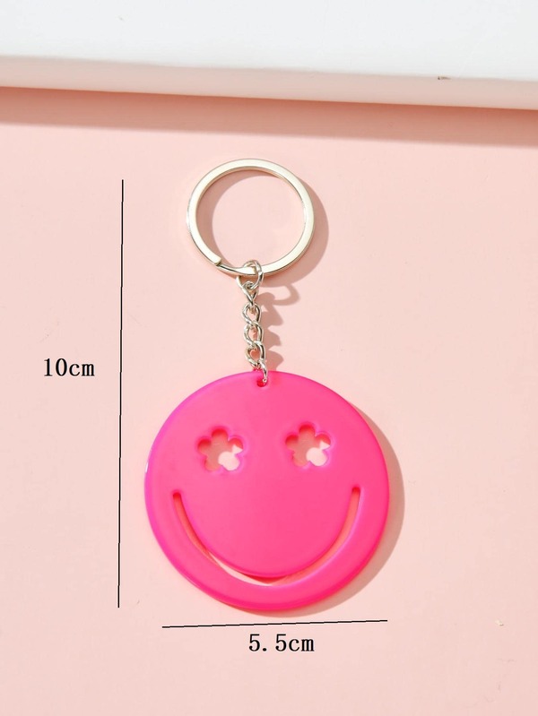 Expression Design Round Charm Keychain SHEIN USA