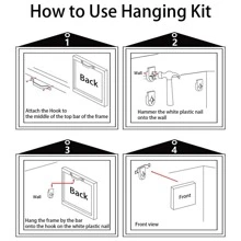 3 Panels Framed Canvas Wall Art Decor Printed Abstract Brooklyn Bridge City Landscape Set of 3 Pieces, Manhattan City Landscape Watercolor Canvas Painting for Family Living room, Dining Room, Bedroom Decor-Ready to Hang - SLT02 - Xem 6